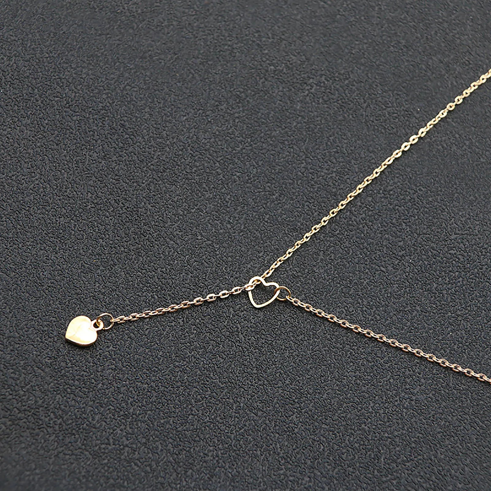 Heart Pendant Necklace – Vintage Elegant Alloy Jewelry
