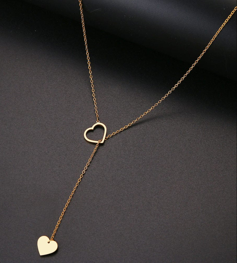 Heart Pendant Necklace – Vintage Elegant Alloy Jewelry