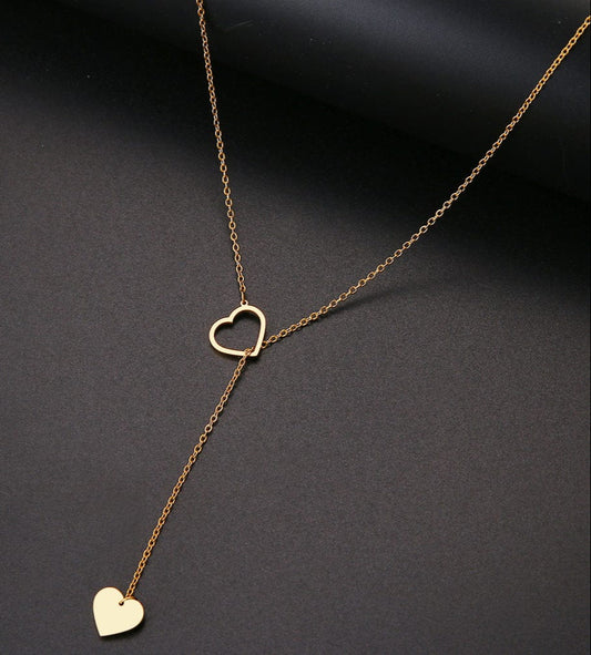 Heart Pendant Necklace – Vintage Elegant Alloy Jewelry